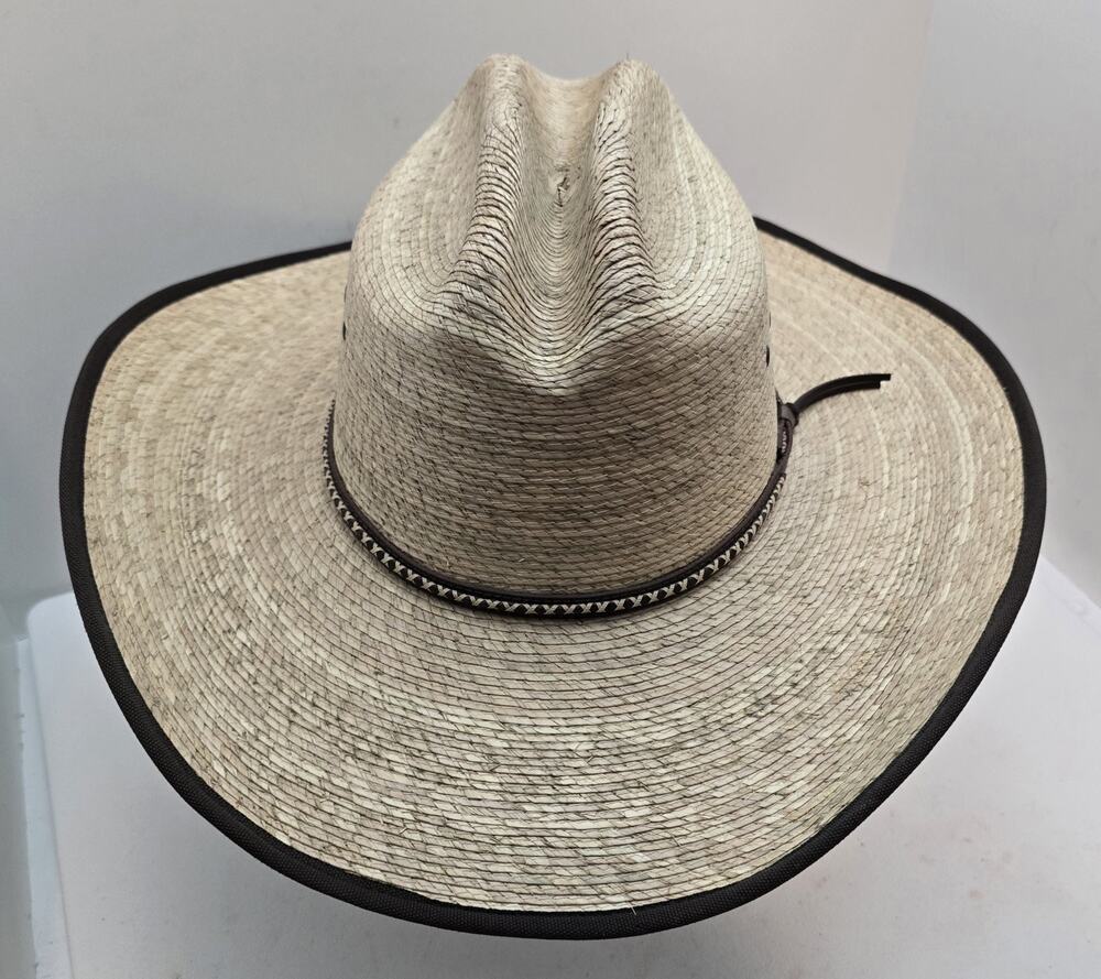 Resistol Jason Aldean Western Cowboy Hat Size US XL Straw with Band